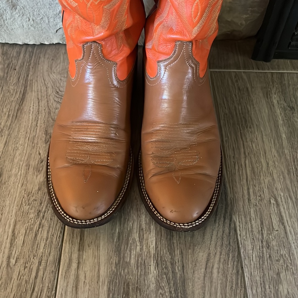 Custom Calfskin Leather Boots - Picture 3 of 5